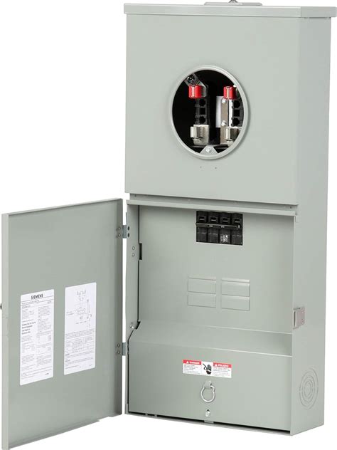 breaker box attached to electric meter|combination meter base breaker panel.